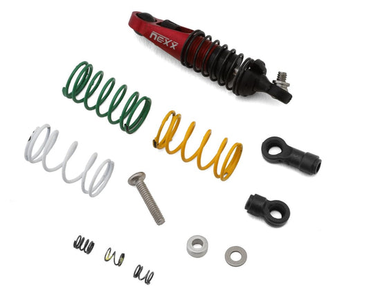 NXUSA-300-60-R NEXX Racing Mini-Z Premium Aluminum Dual Spring Oil-Filled Center Shock (Red)