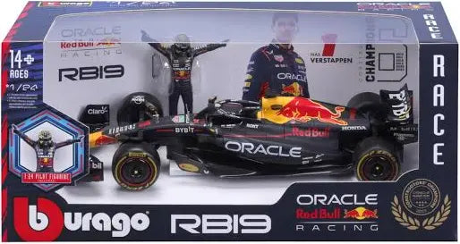 Bburago 1/24 Scale Oracle Red Bull Formula 1 Team w/ Figure