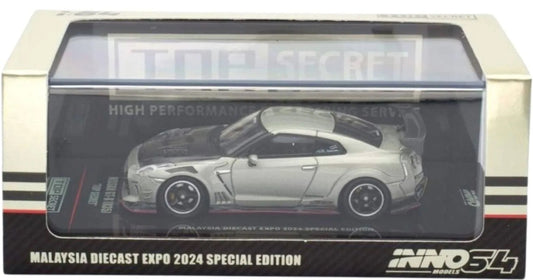 INNO64 Nissan GT-R (R35) "Top Secret" Malaysia Diecast Expo 2024 Special Edition