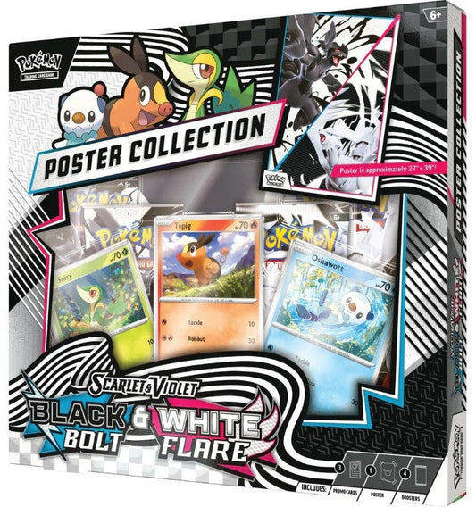 Pokémon Scarlet And Violet Black Bolt & White Flare poster collection