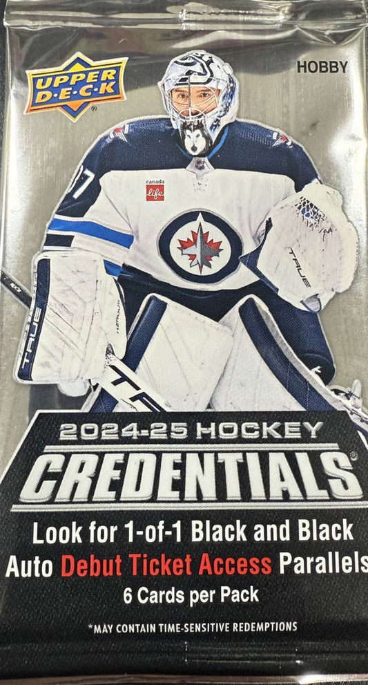 Upper Deck Credentials 2024/25 Hockey Hobby Pack