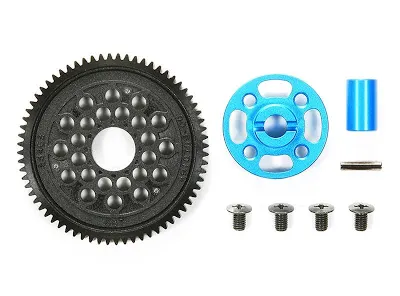Tamiya TT-02 High Speed Spur Gear w/Aluminum Mount (68T)