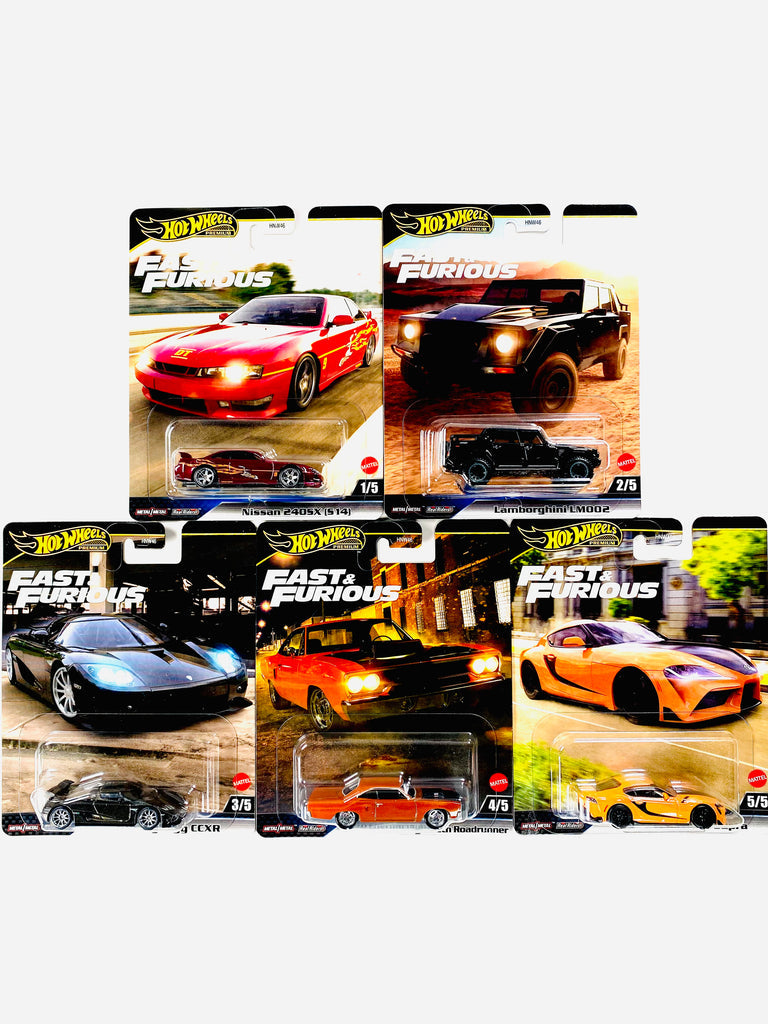 2025 Hot Wheels Premium 5 pack - Fast & Furious L