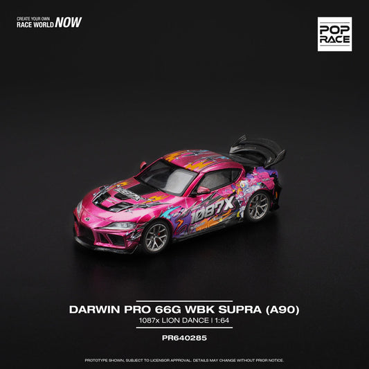 PopRace Darwin PRO 66G WBK Toyota Supra (A90) 1087X Lion Dance