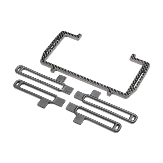 TLR-1101 TLR Battery Mount Set, Carbon: 22X