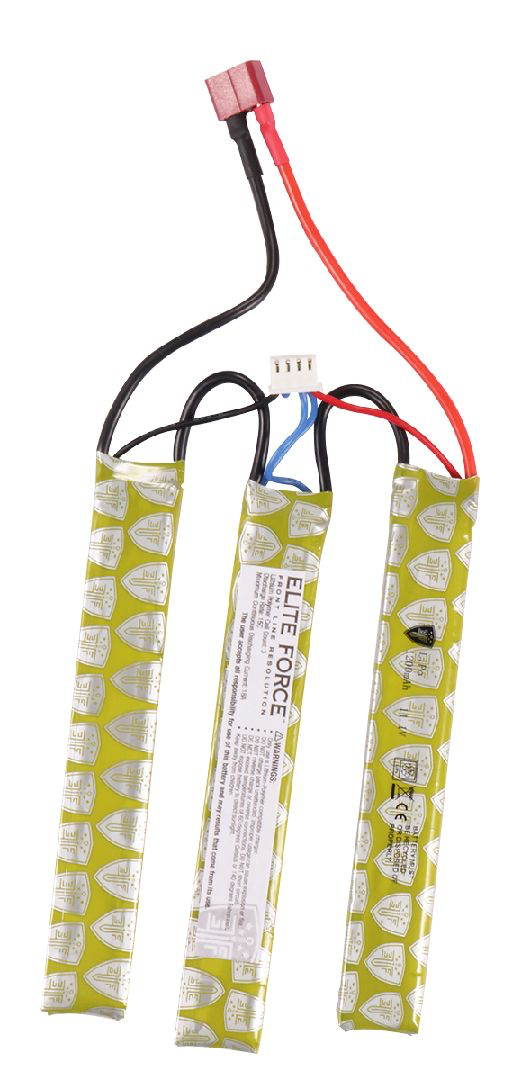 UMX2211149 Umarex Elite Force 1200mAH 11.1V 15C LiPo Tri-Pannel Deans