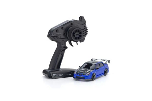 KYOSHO MINI-Z AWD SUBARU IMPREZA with Aero kit and CFRP hood Metallic Blue