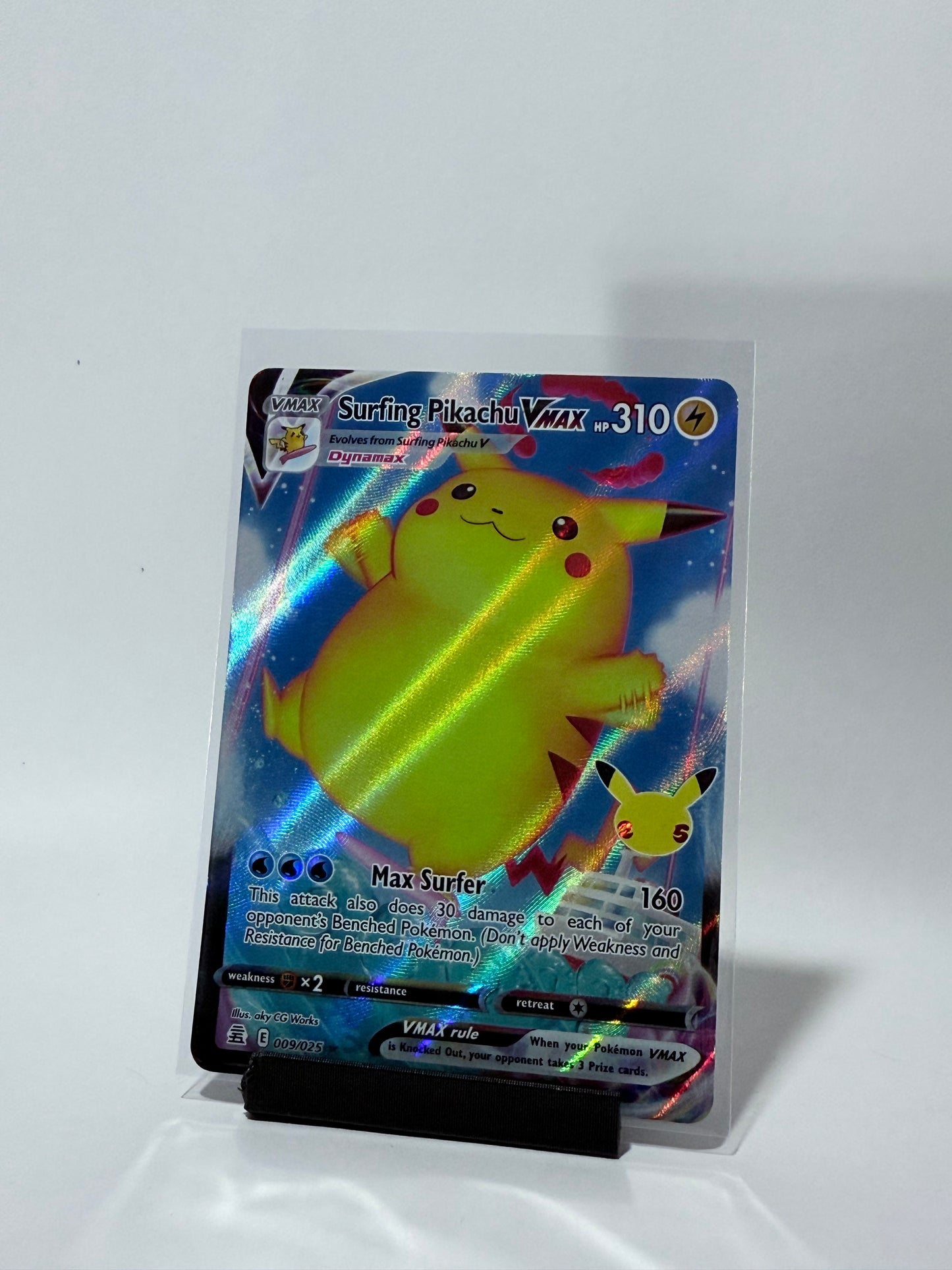 Surfing Pikachu VMAX 009/ 025