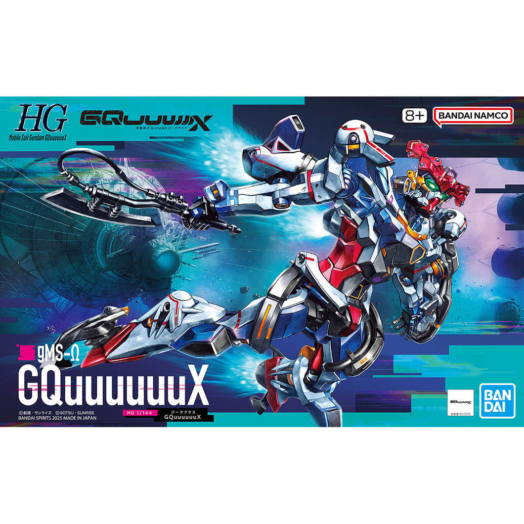 HGGQ 1/144 #01 GQuuuuuuX "Gundam GQ" Plastic Model Kit