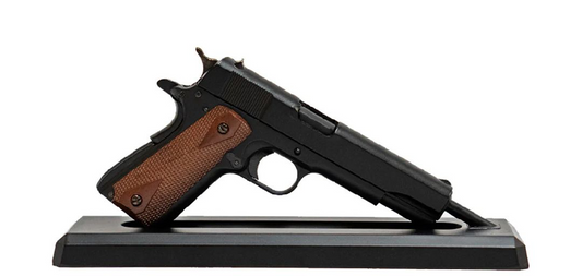 GoatGuns 1/2.5 Scale 1911 Metal Diecast Model Assembly Kit - Black