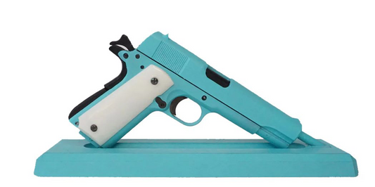 GoatGuns 1911 Metal Diecast Model Assembly Kit - Tiffany Blue