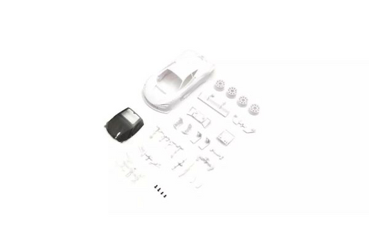 KYOSHO McLaren 720S GT3 White Body set (w/rims)