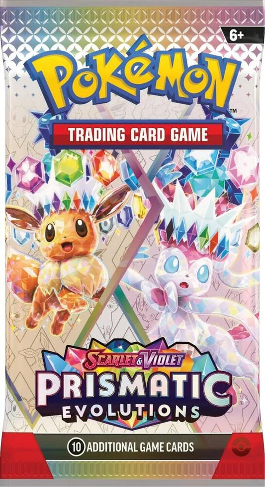 Pokémon Scarlet And Violet Prismatic Evolutions Booster Pack
