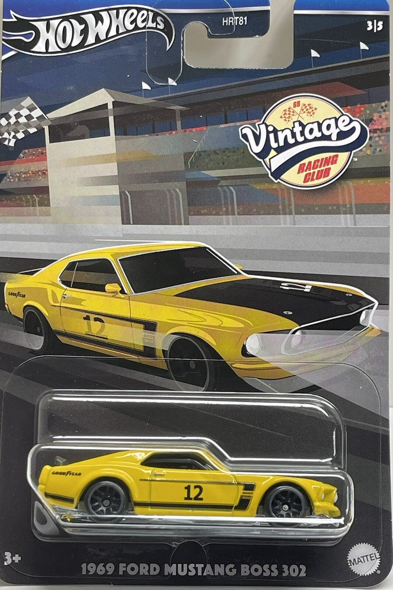 Hot Wheel Vintage 1969 Ford Mustang Boss 302