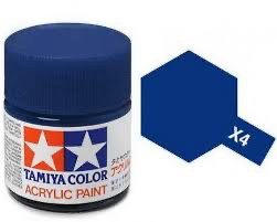 81504 Tamiya X-4 Blue Acrylic Paint (10ml)