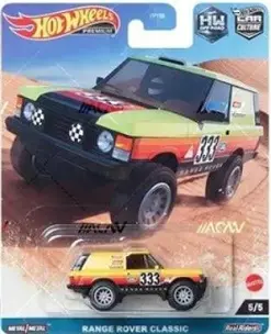 Hot Wheels Range Rover Classic yellow #5 5/5 - 2023 Car Culture