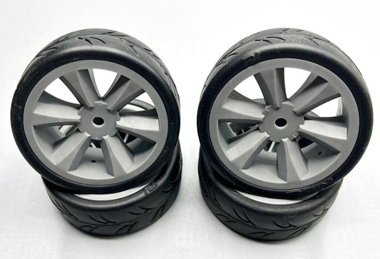 Gravity RC USGT belted pre glued tires ( Edge wheel, grey) (4)