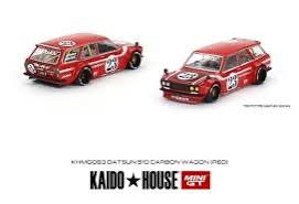 Kaido House //063 Datsun KAIDO 510 Wagon CARBON FIBER V2 (RED)