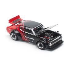POPRACE 1/64 SKYLINE GT-R DRIFT (KENMERI) - ADVAN LIVERY