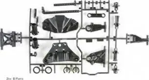 Tamiya TT-02 B Parts Set