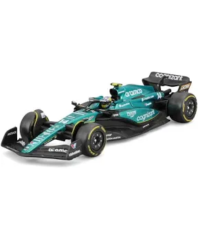 Bburago 1/43 Aston Martin AMR23 (2023) w/ driver (Alonso #14)