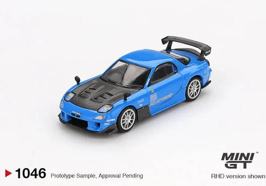Mini GT 1046 Mazda RX-7 RE-Amemiya 20B NA 3ROTOR-7 “Ama-san Go”