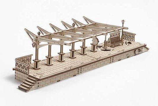 UGR70013 UGears Railway Platform - 196 pieces (Medium)