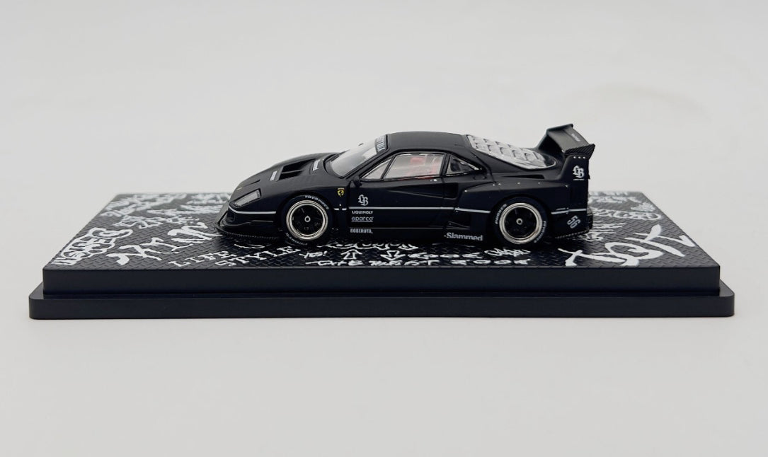 INNO64 LBWK F40 Matt Black: Hong Kong Toycar Salon 2023