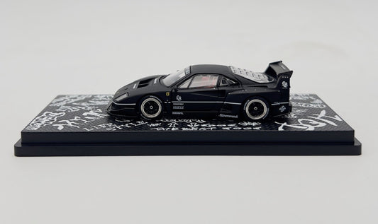 INNO64 LBWK F40 Matt Black: Hong Kong Toycar Salon 2023