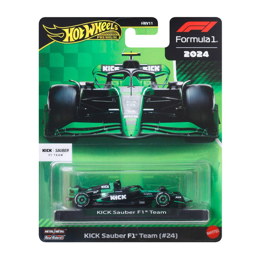 Hot Wheels Premium KICK Sauber F1 Team #24