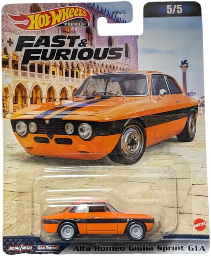 Hot Wheels Premium Fast and Furious Alfa Romeo Giulia Sprint GTA