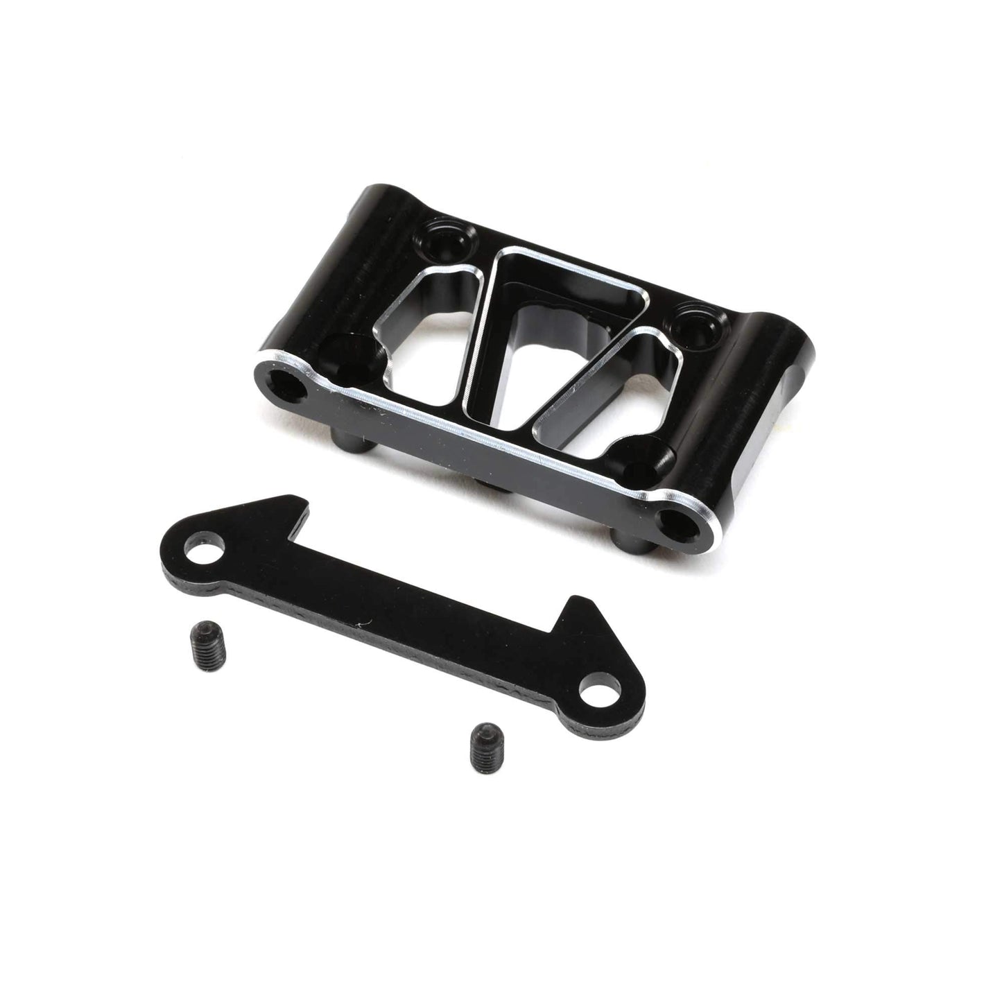 TLR334079 TLR Front Pivot, Aluminum, Lightweight, Black: 22 5.0
