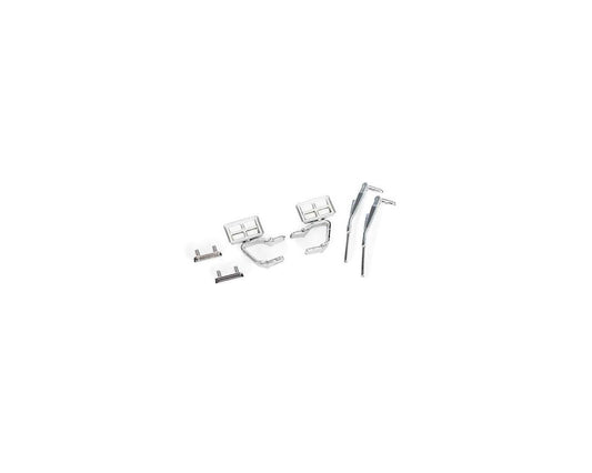 TRA9816 Traxxas Door Handles (left & right)/mirrors, side (left & right)/windshield wipers (fits #9812 body)