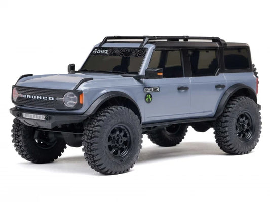 AXI-2048T2 Axial SCX30 Ford Bronco RTR Brushed Rock Crawler (Battery and Charger Included) Grey