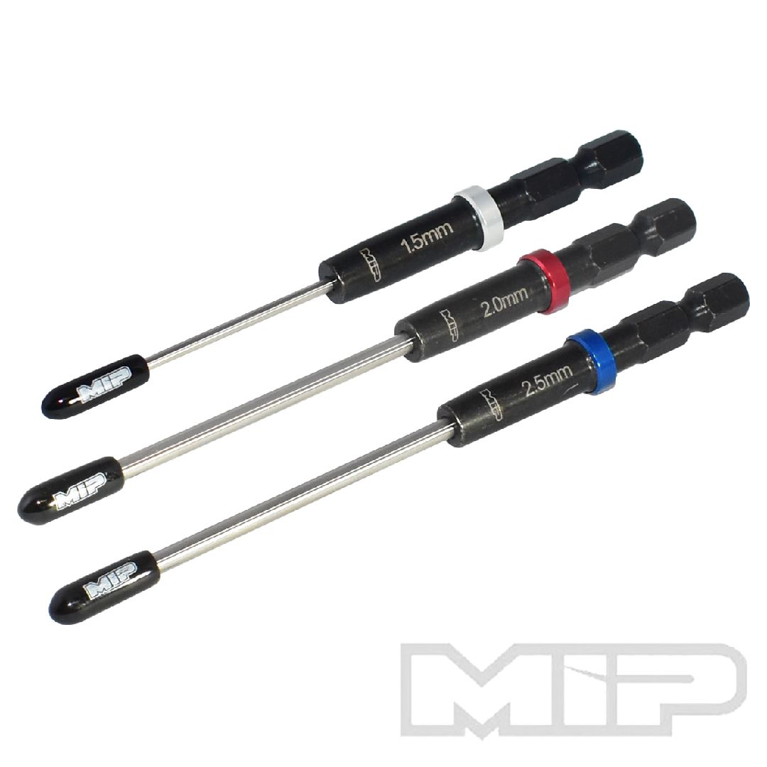 MIP9612 MIP Speed Tip Hex Driver Wrench Set Gen 2, Metric (3), 1.5mm, 2.0mm, & 2.5mm
