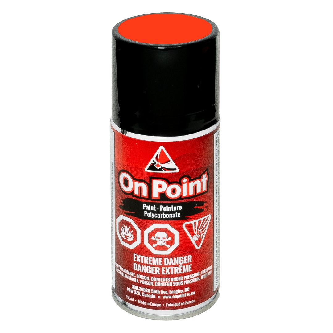 ONP2234 On Point 150ml RC Spray Paint - Fluorescent Ruby Red