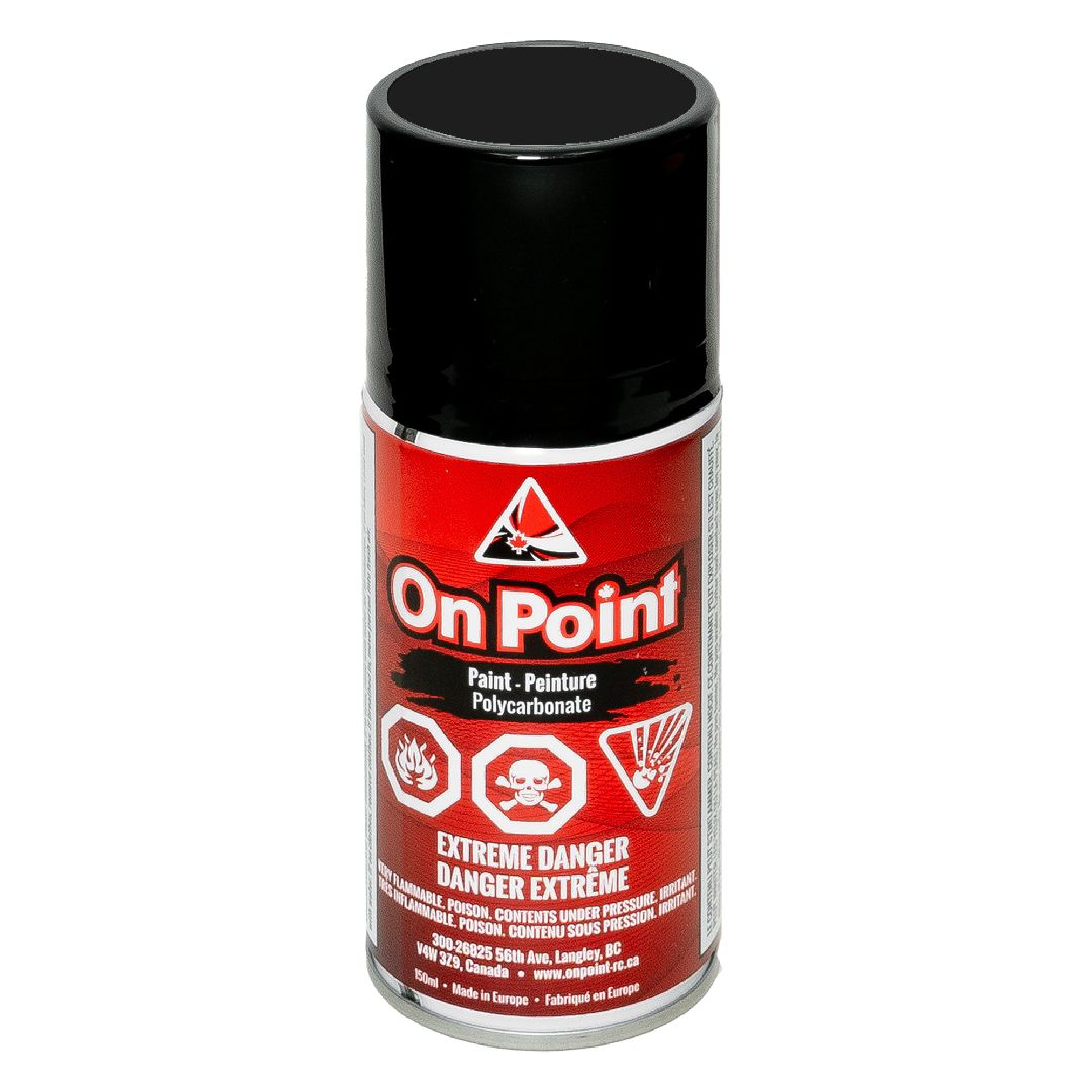 ONP2200 On Point 150ml RC Spray Paint - Pure Black