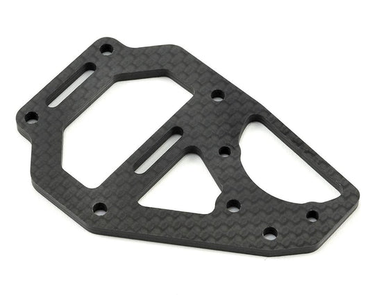 TKR6635C Tekno RC EB410/ET410 Carbon Fiber Center Differential Top Plate & Fan Mount