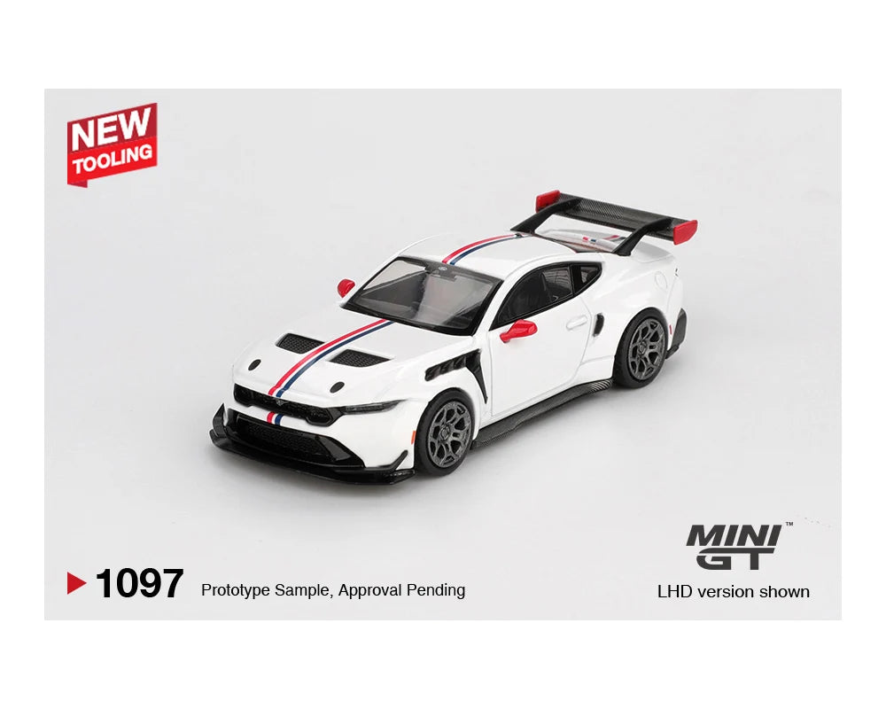 HE MGT01097 Mini GT Ford Mustang GTD Spirit Of America #1097