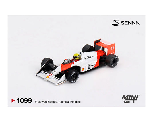 HE MGT01099 Mini GT McLaren MP4/4 #12 1988 Japanese Grand Prix Winner Ayrton Senna #1099