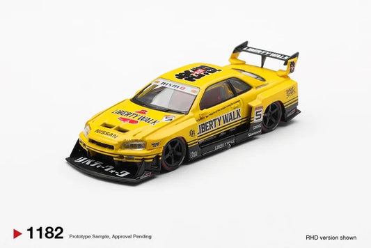HE MGT01182 Mini GT 1182 Nissan LB-ER34 Super Silhouette Skyline Sport Yellow