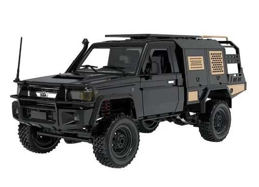 MN-82SBLACK RC-Pro Black 1/12 RC 4WD Toyota Land Cruiser LC74  Truck - Upgraded Version
