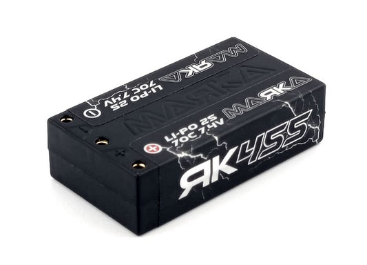 MRK-LI455HD Marka Racing Lipo 2S 7.4V 455mAh 70C Hard-case Battery