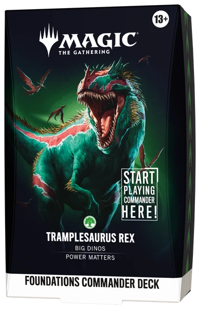 MTG Reality Fracture Foundations Commander Deck - Tramplesaurus Rex