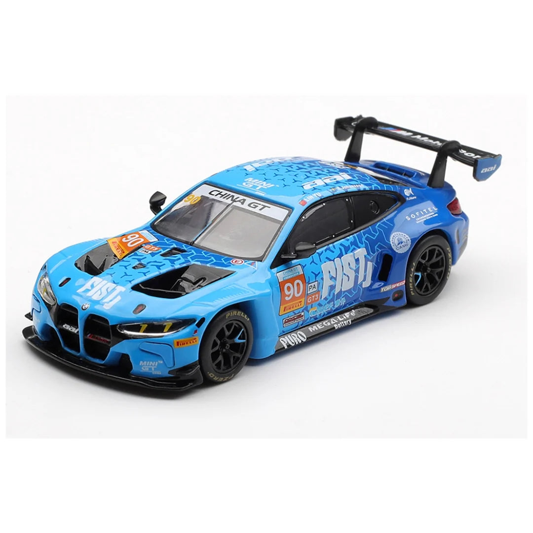 HE MGT01215 Mini GT BMW M4 GT3 Evo #90 2025 China GT Fist Team AAI #1215