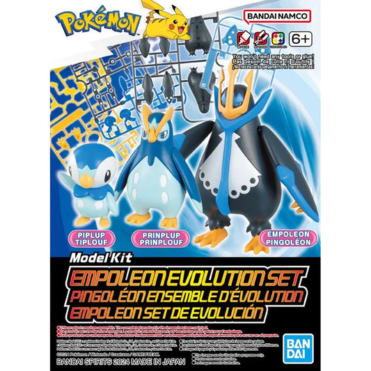 Bandai Empoleon Evolution Set "Pokemon" Plastic Model Kit