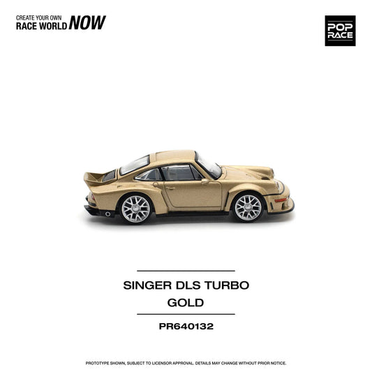 Pop Race 1/64 Singer DLS Turbo (Road) Gold