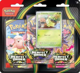 Pokemon Mega Evolution - Perfect Order - Three Pack Blister