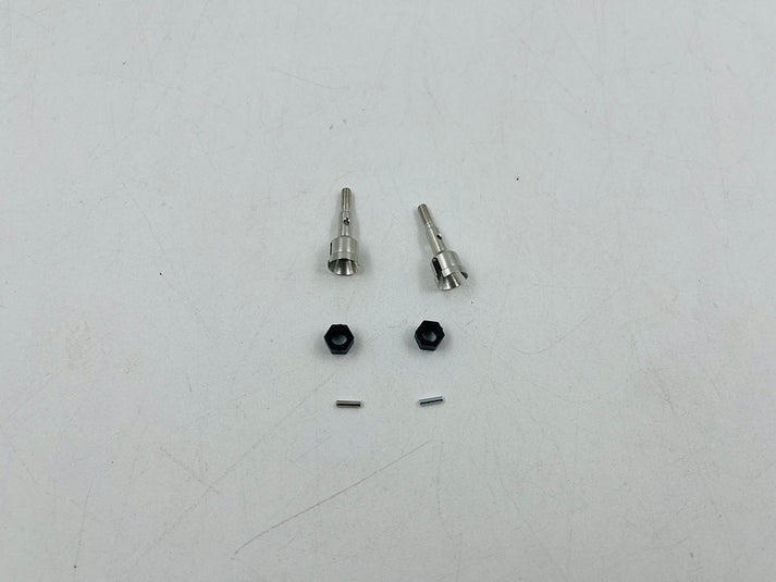 R1817 RC Pro Rizz Metal Wheel Shaft And Pins Hex (2PCS)