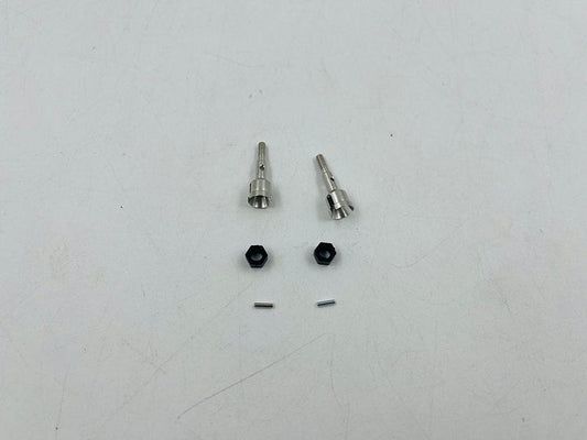 R1817 RC Pro Rizz Metal Wheel Shaft And Pins Hex (2PCS)
